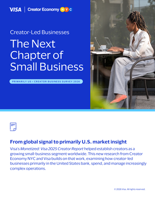 Creator-Led Businesses: The Next Chapter of Small Business report